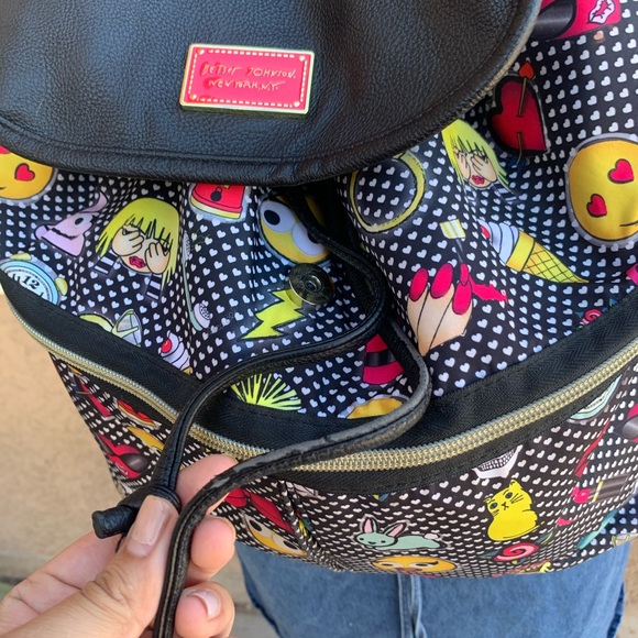 Betsey Johnson Emoji Backpack main image 5
